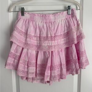 LoveShackFancy Ruffle Mini Heritage Skirt